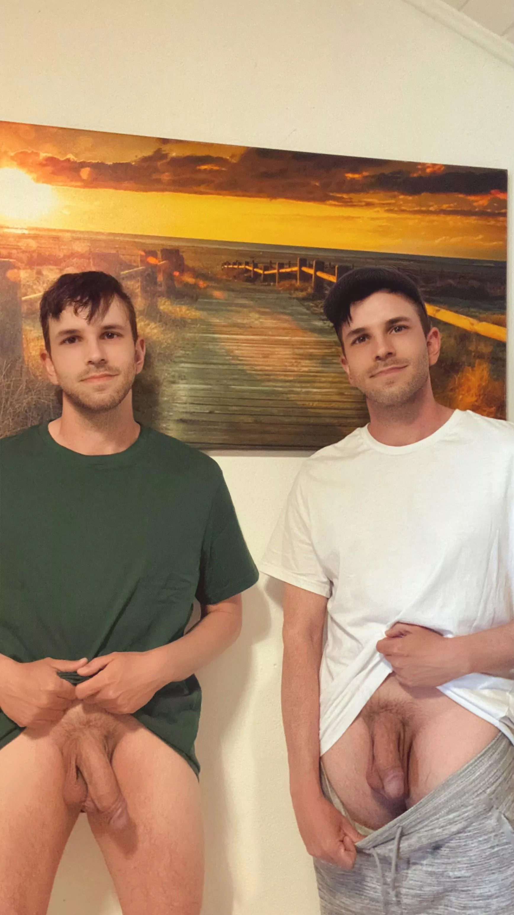 Brothers comparing dicks. Whose is bigger? posted by LeeCoehrXXX