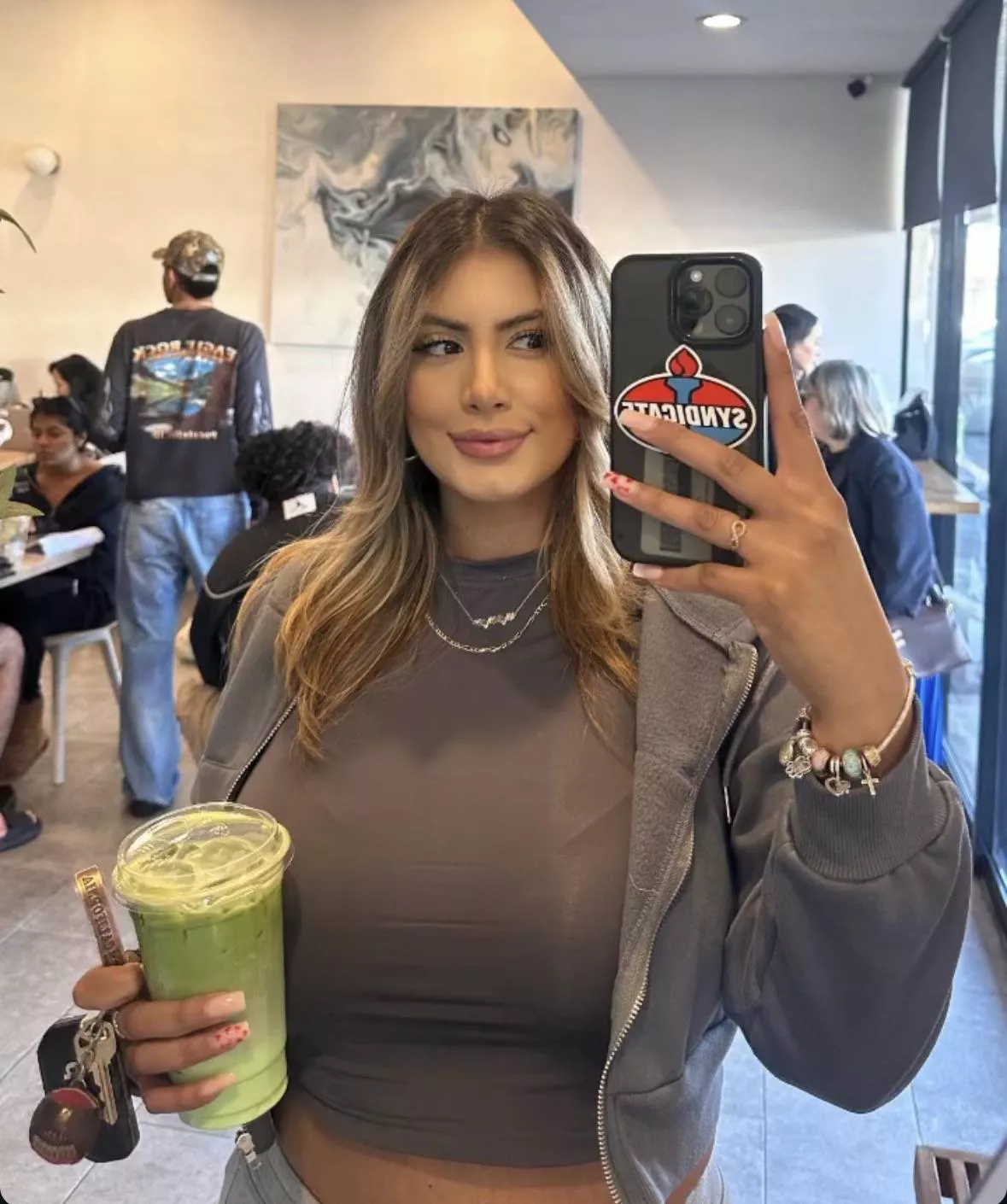 Busty in grey posted by anonymous123456_