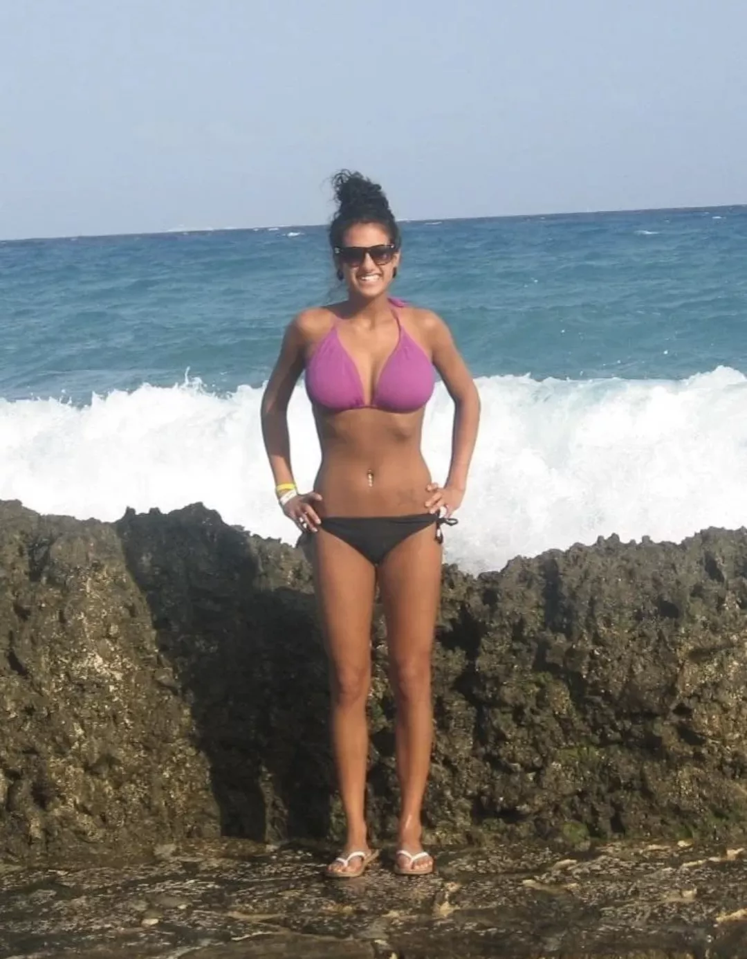 Busty Purple Bikini posted by Yourpervfriend