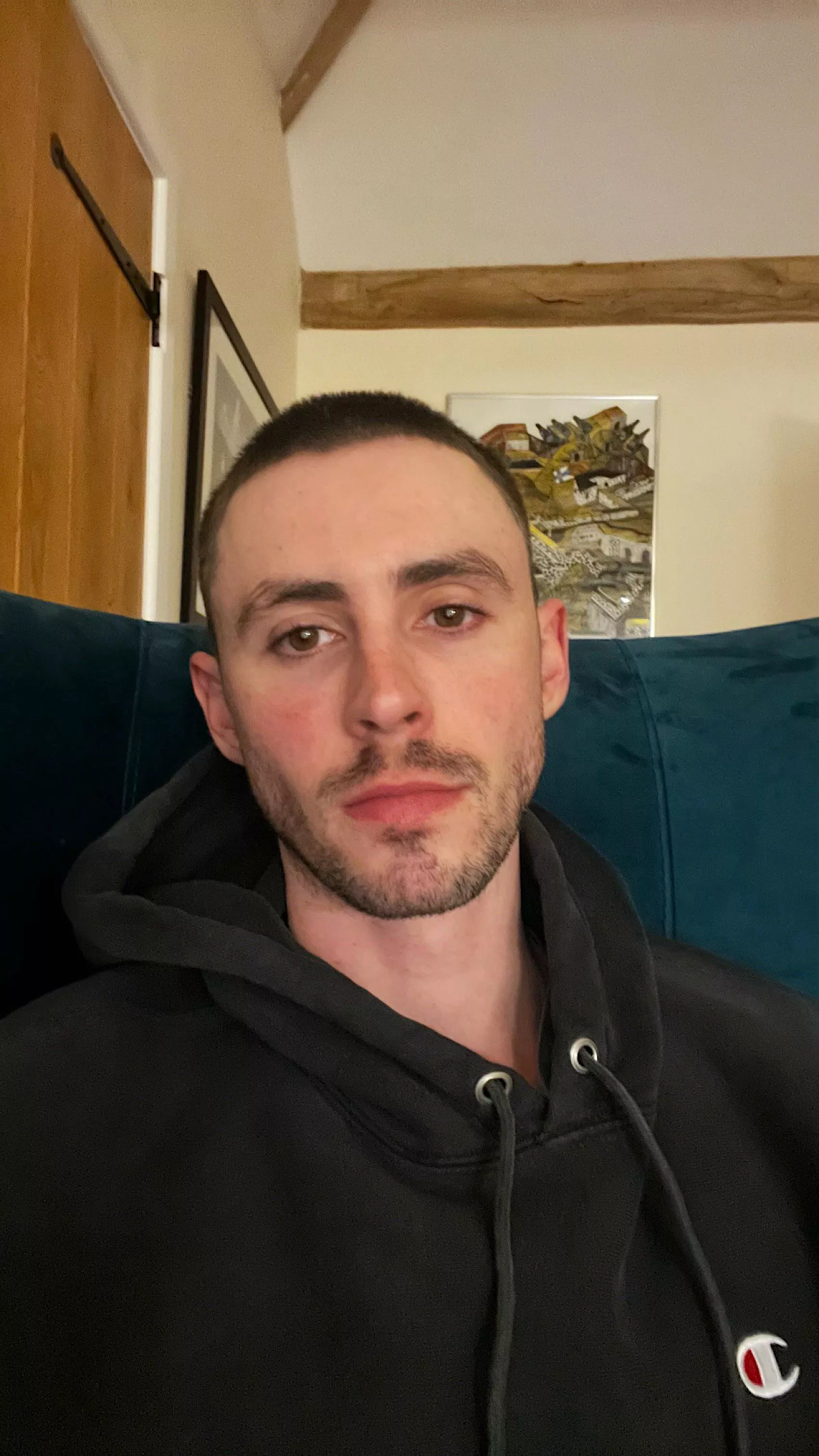 Buzzed my hair shorter - I look like I’ve just escaped a lab & I’m off to shoplift frozen eggos 🙈 posted by throwRA_big_tea