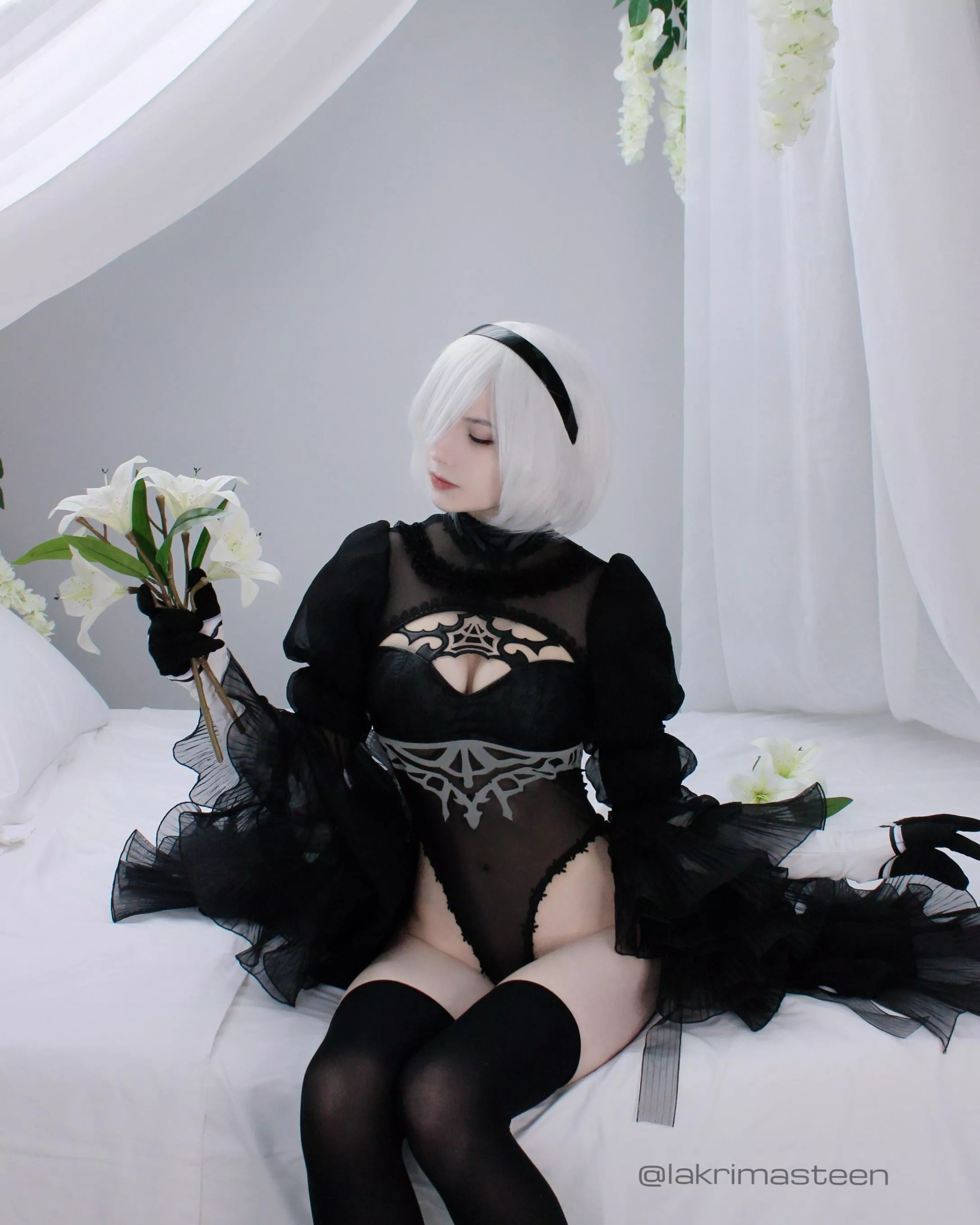 Cosplay 2B by me (Lakrimasteen) posted by Lakrimasteen