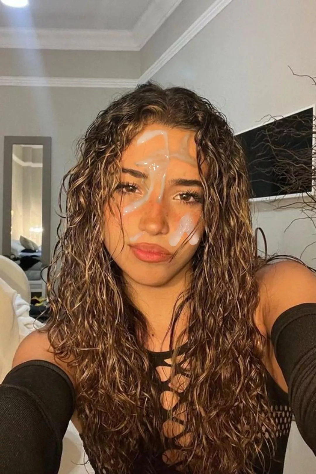 cum facial posted by KanekiEdits