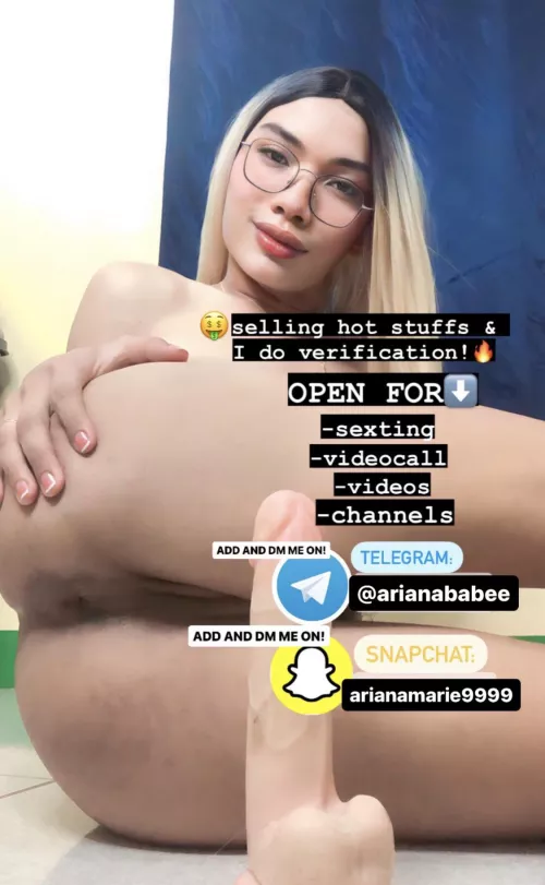 down for sexting and videocall until you see me cum hard💦🥵 by arianaa_babee