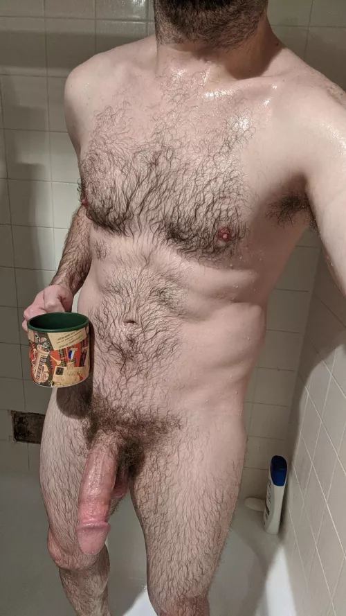 Finally the weekend ☕ no plans, just an abundance of coffee and a lack of clothing 😉 by itme_13