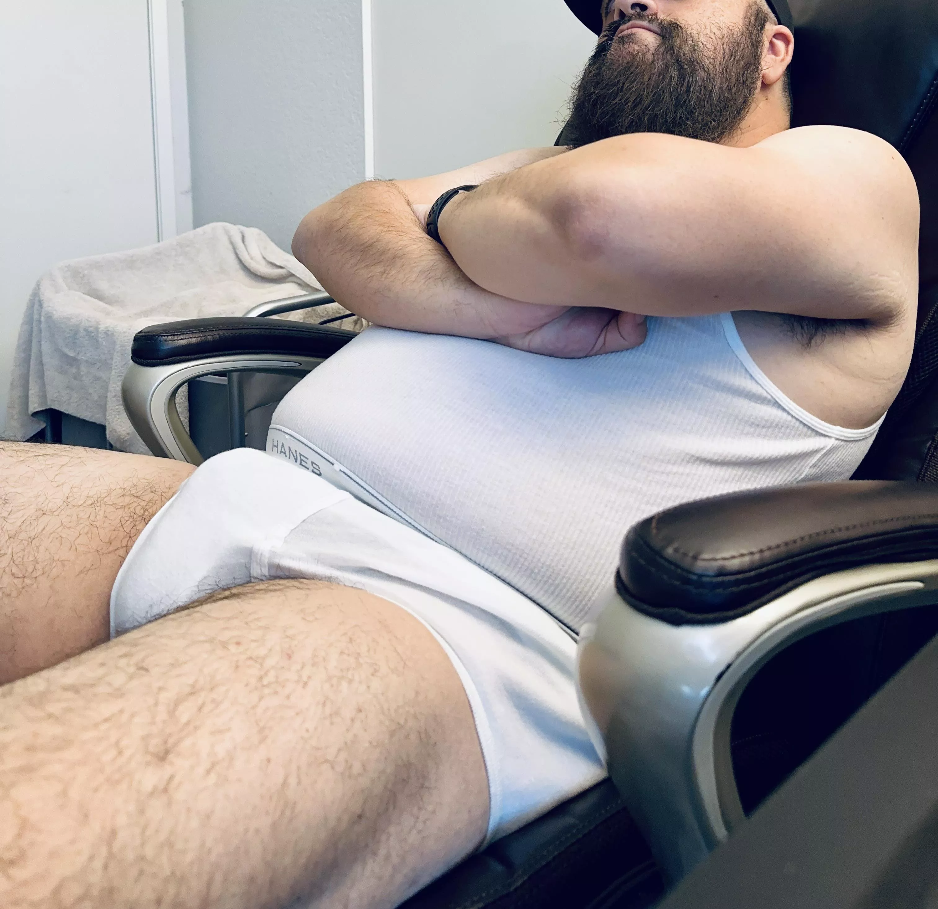 Hey guys. Join my Tighty Whites Telegram group. Link in bio. 😈 posted by NorCalBearCub