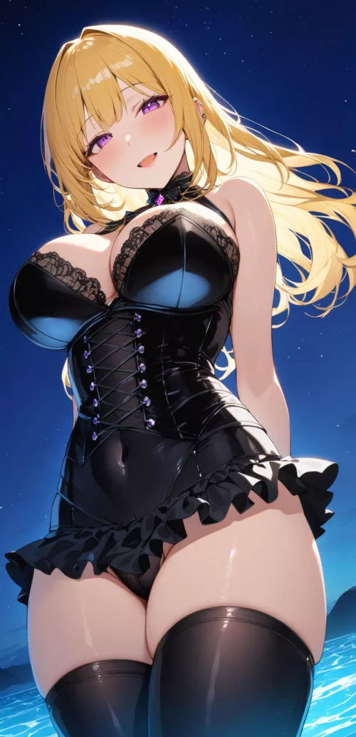 Leather Corset  by CheetahSperm18