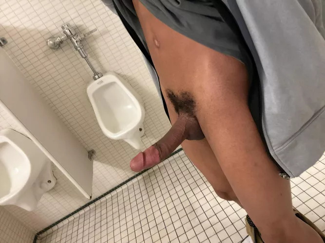 Meet me at urinal by Material-Fill405