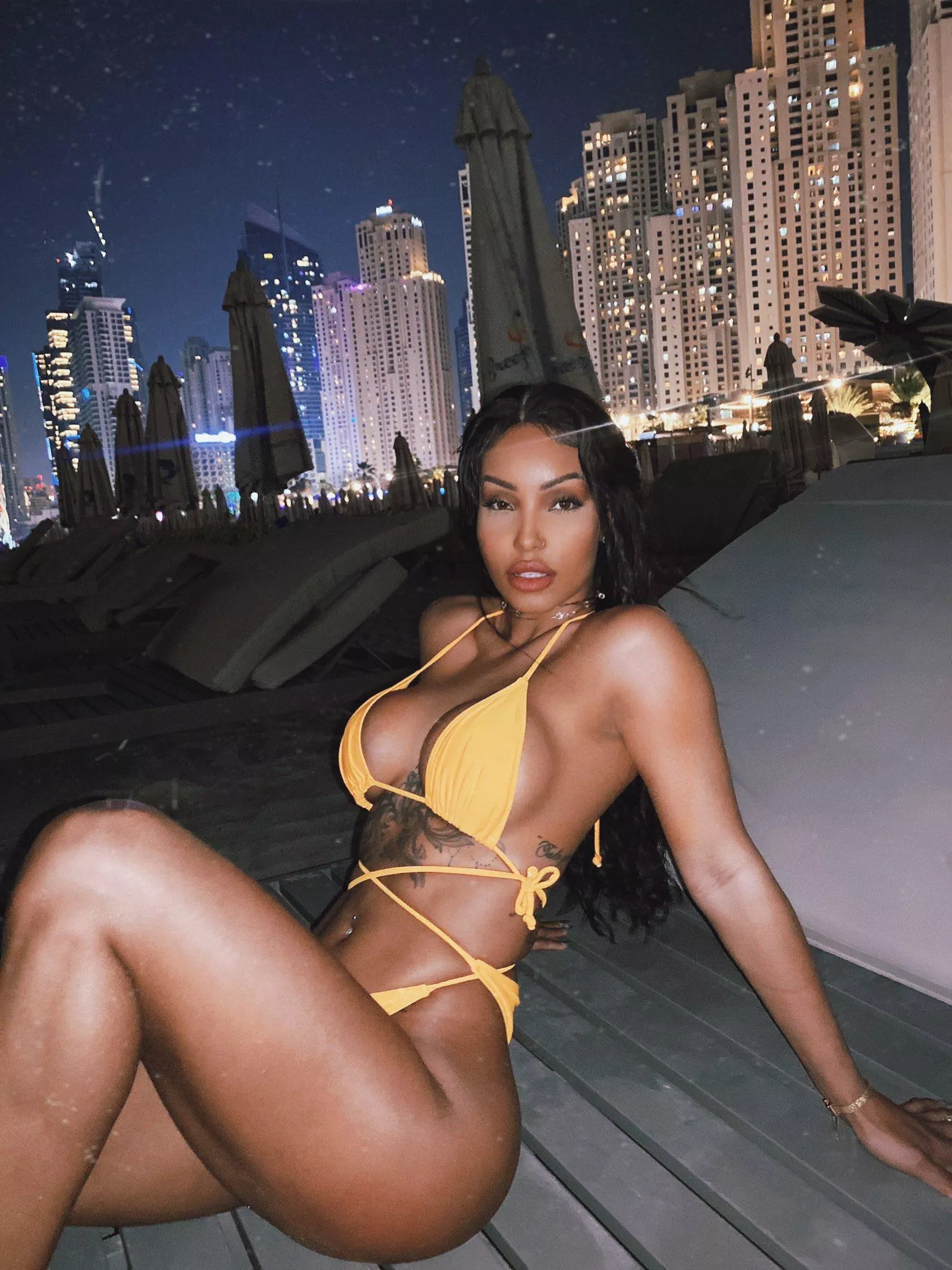 My thighs are great ear warmers. posted by Erikaidkk