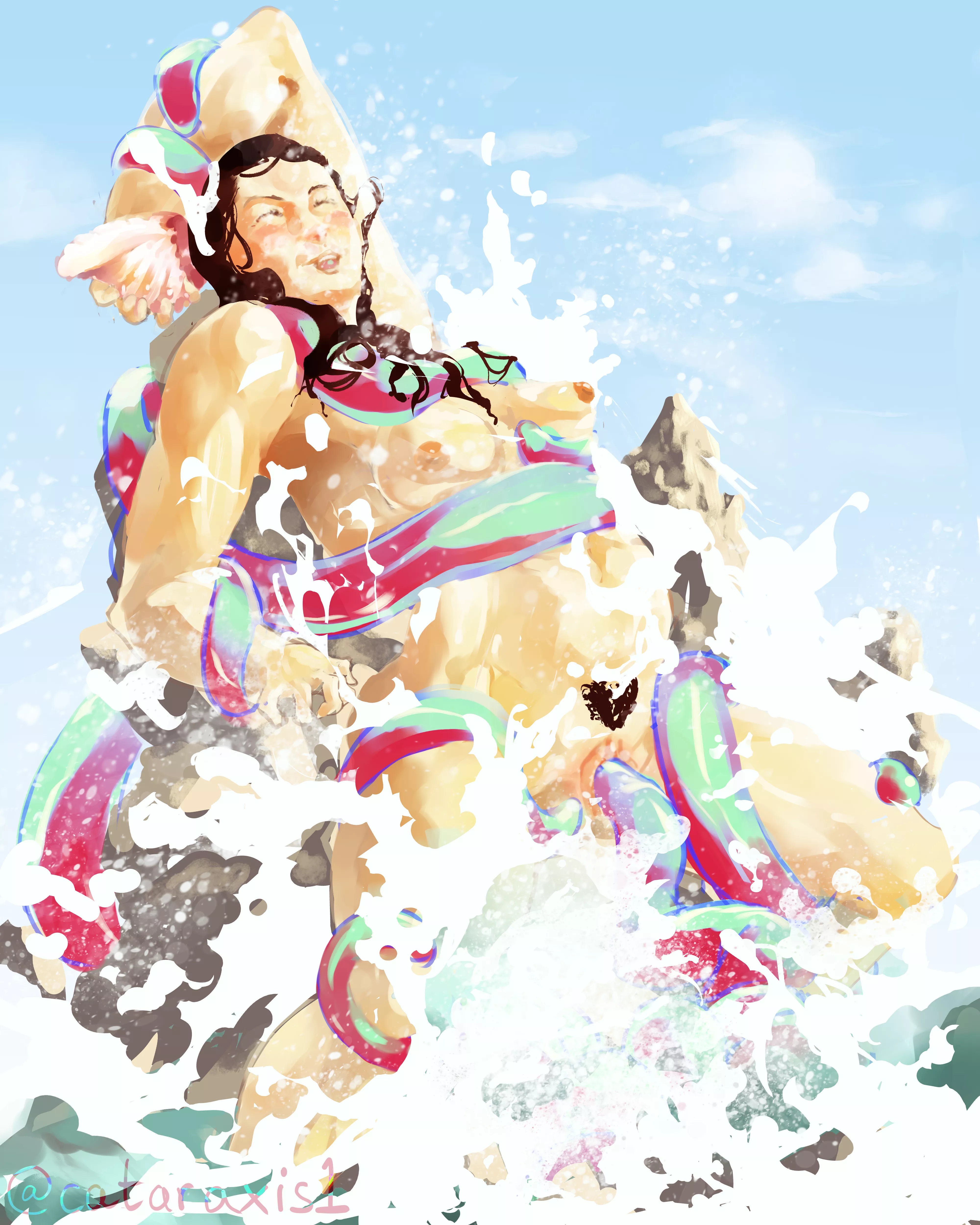 On the Rocks (me, @cataraxis1) posted by cataraxis