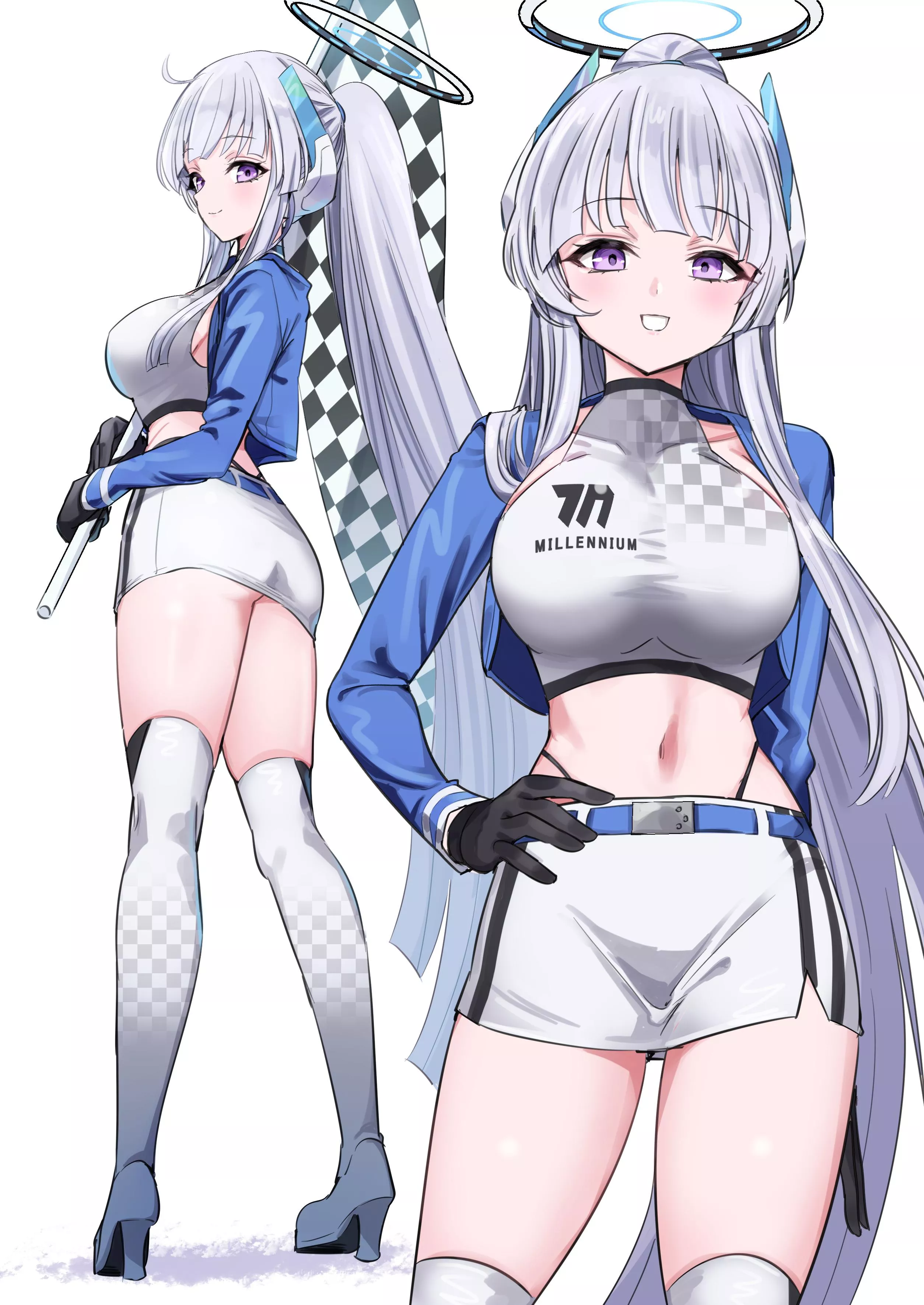 Race Queen Noa [Blue Archive] posted by CheetahSperm18