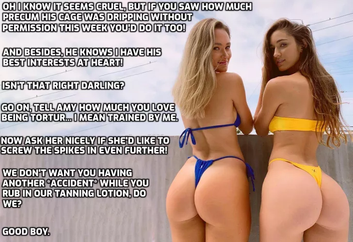 She loves torturing you with her friends. by nubsimp