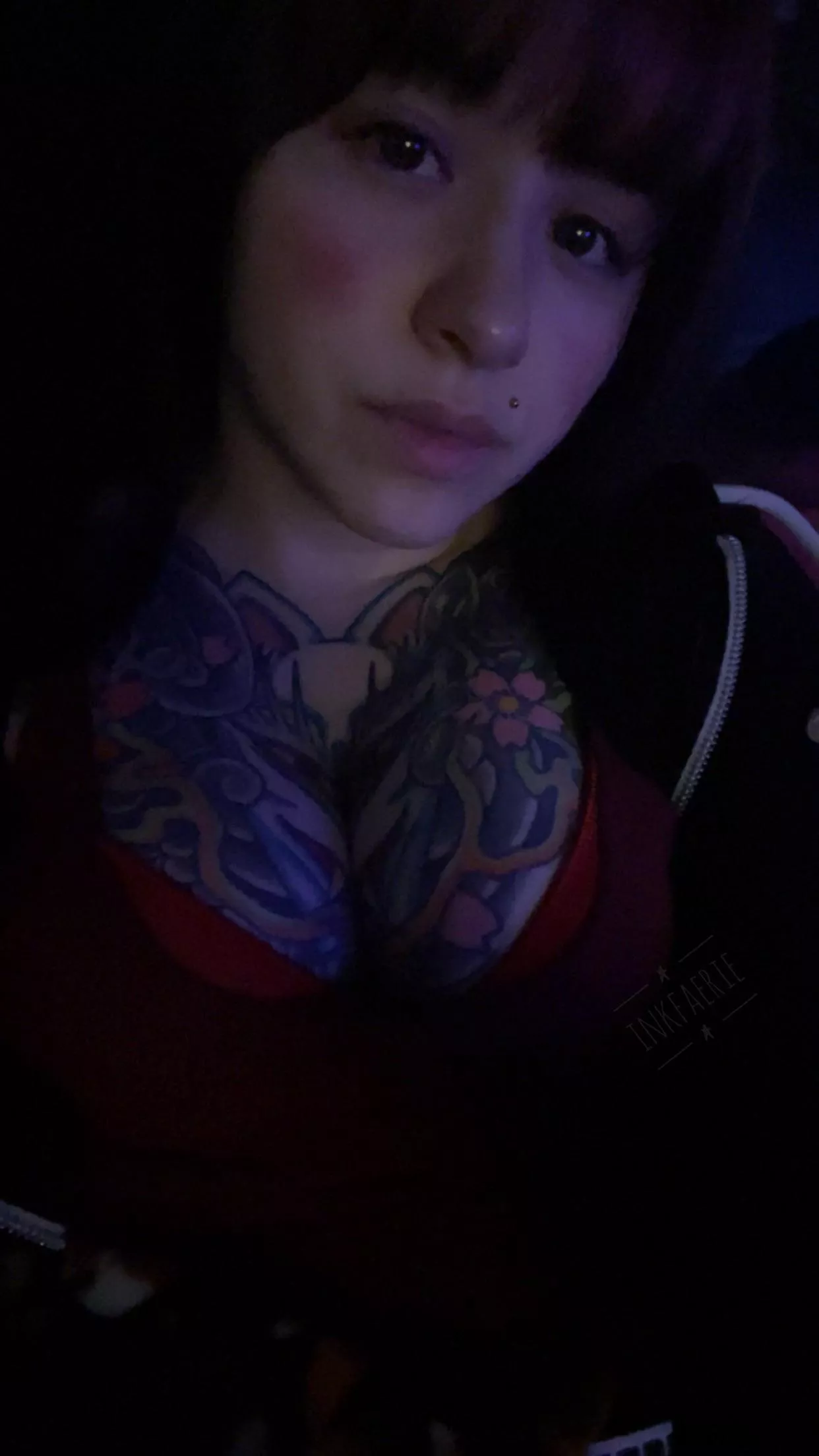 Shy alt girl convinces you to talk about your favorite band 🖤 posted by InkFaerie