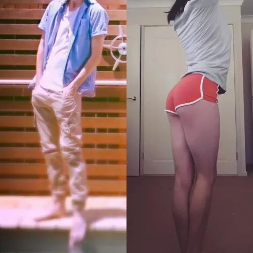 Dad thinks I'm a normal guy that goes to parties for the girls. But instead I'm getting double teamed by 2 men dressed as a girl. You think he knows? by Magicz6000