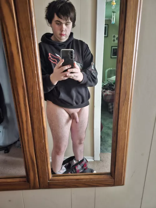 Does anyone like my 18y soft dick? I'm a little self conscious about it lol  by Bulky-Ad8025