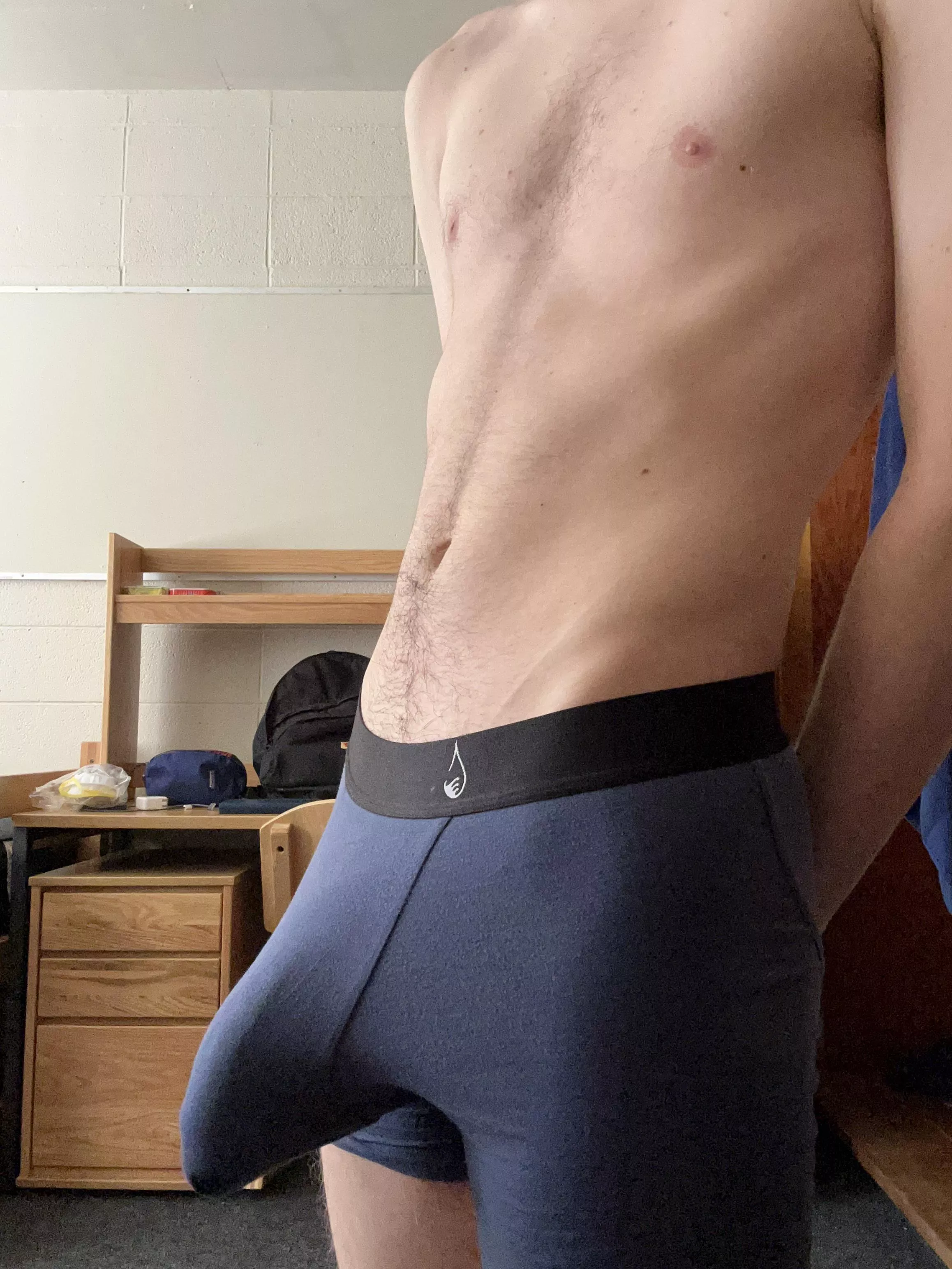 dorm room bulge :) posted by i-guessitalright