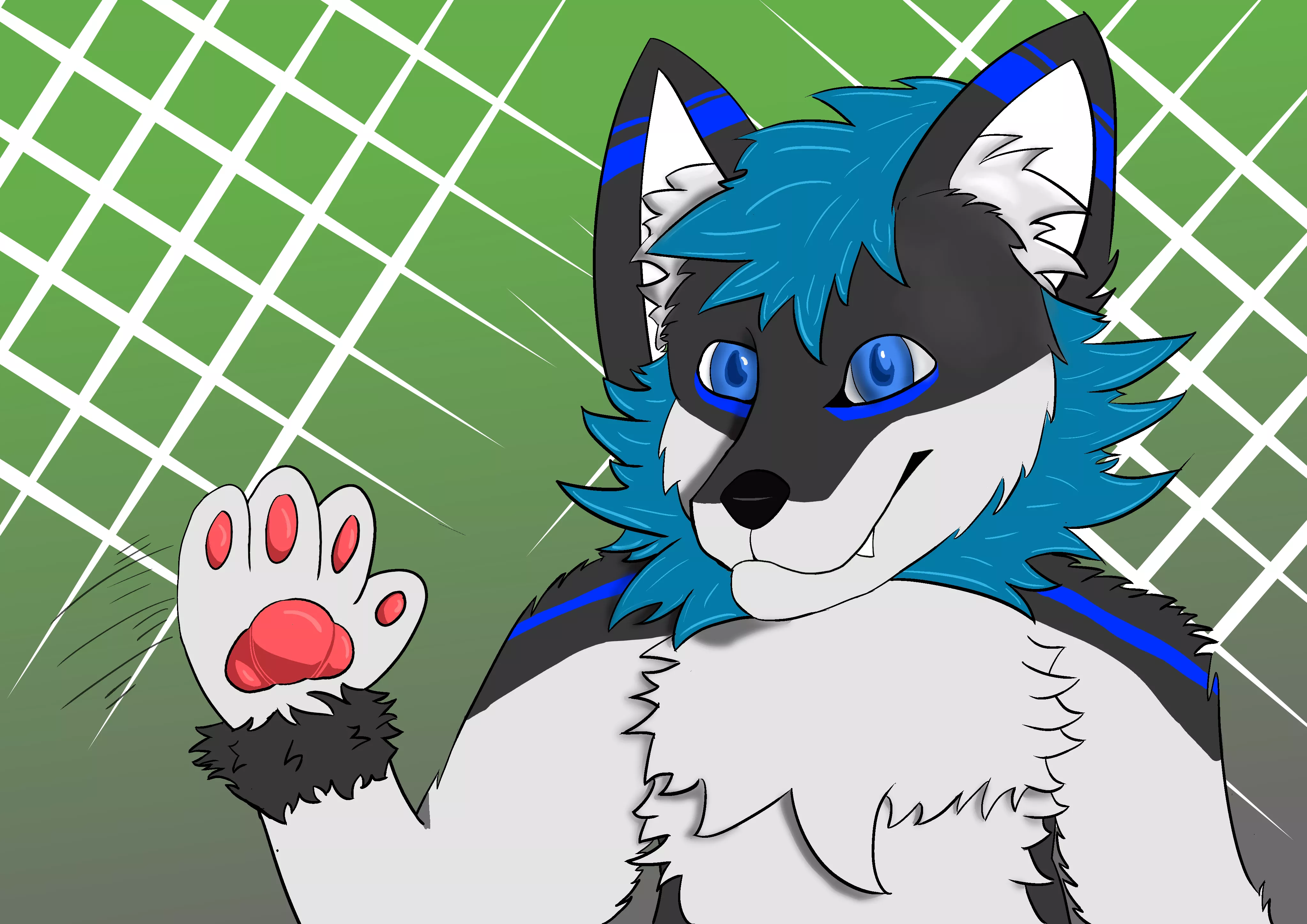 Drew my best friends fursona, it's my first time drawing a foxxo but it was a lot of fun (Art by me u/Admiral-huzky) posted by Admiral-huzky