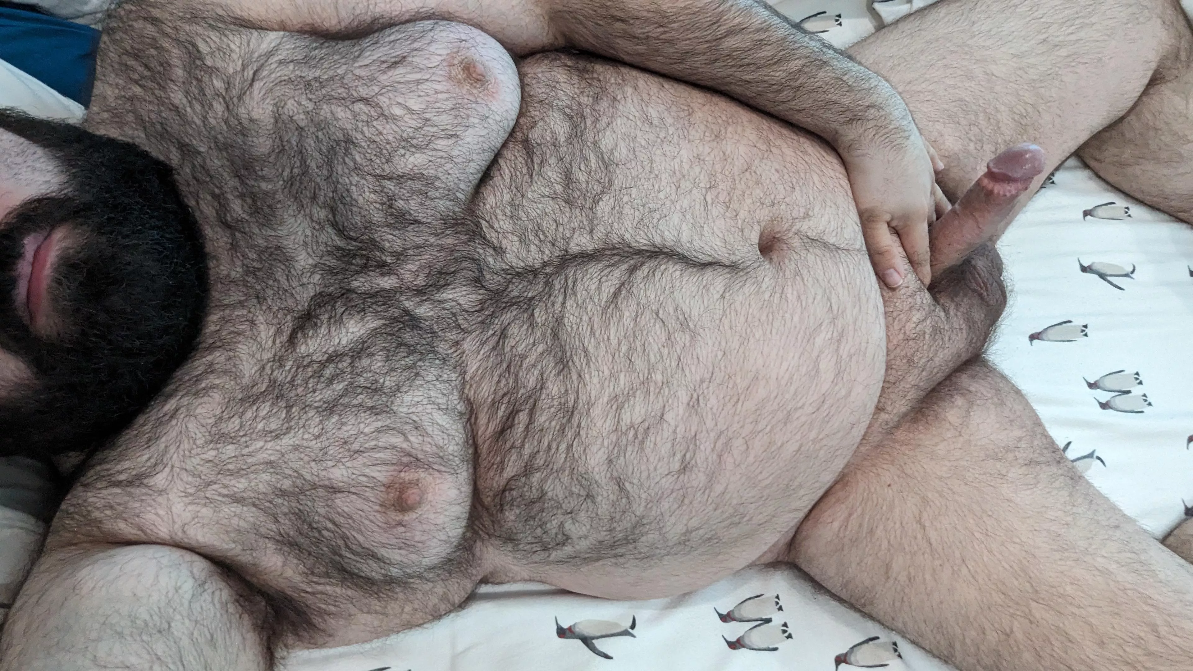 Even big guys need a lady to love them. posted by NakedMrGamer