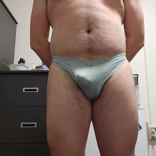 First time in panties, feeling good by ooooooohgh69