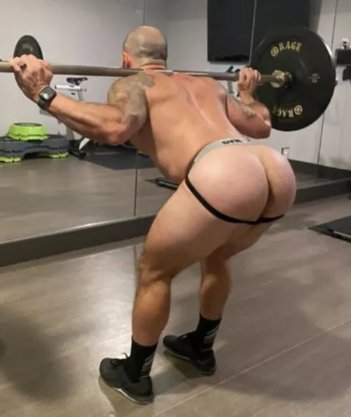 Hinge squat by fixator