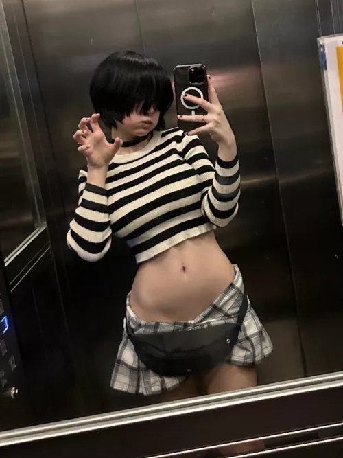 i find it sexy wearing this to college by catlovesmouse