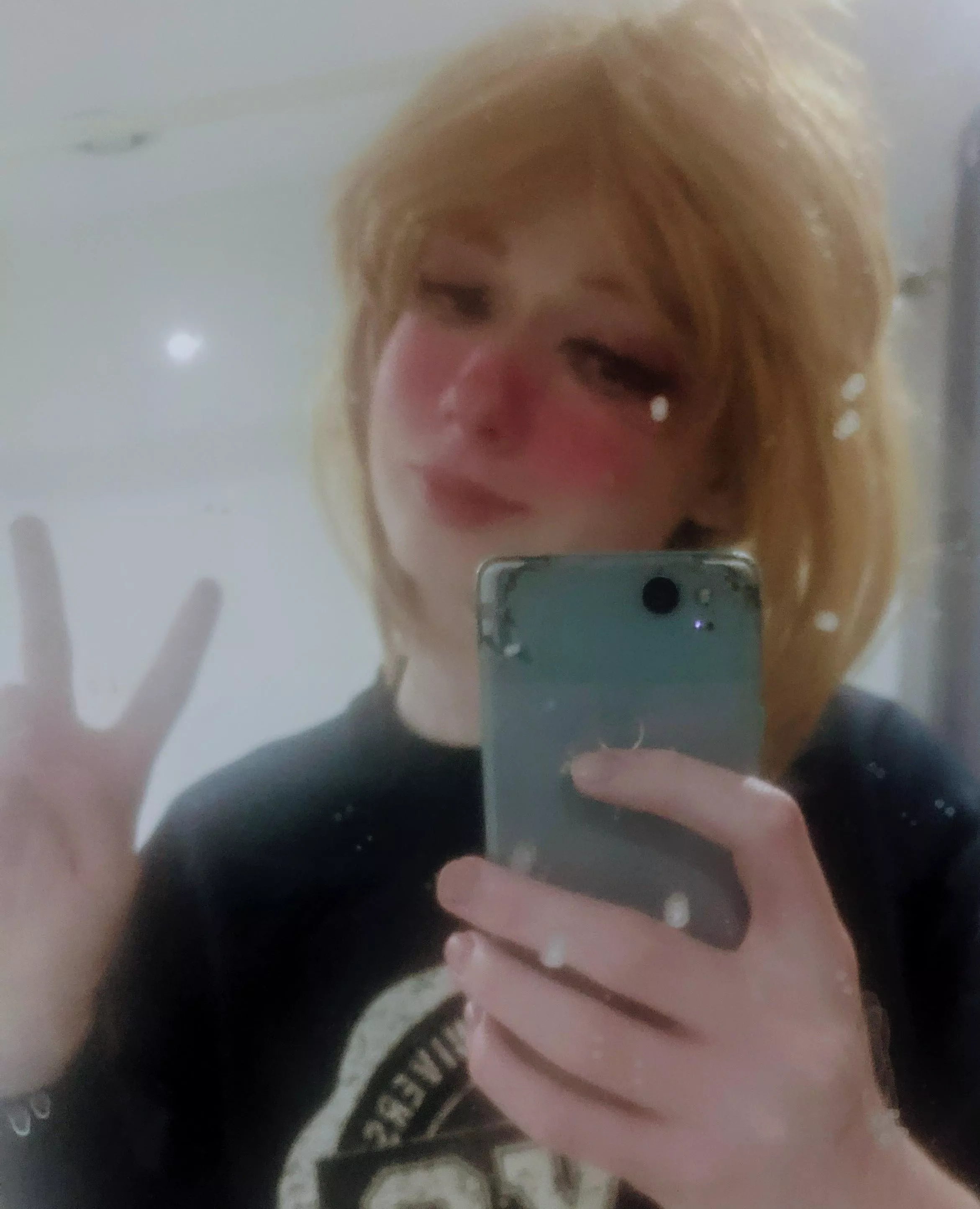 I really gotta clean my mirror 😔 posted by Boring_Idealist