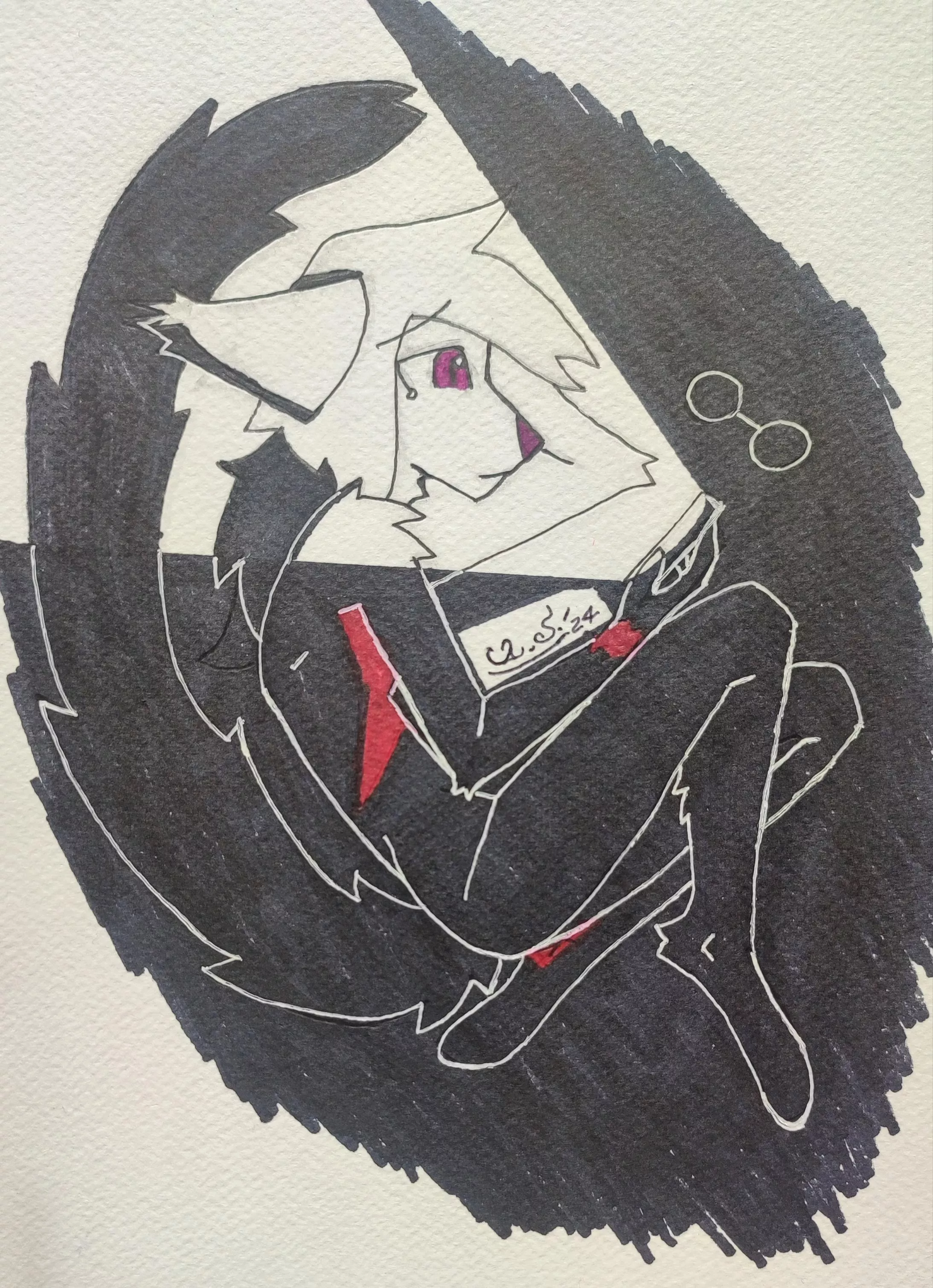 Idk what's up with my drawings anymore, the idea was much cooler than this- (by me-25/02/2024) posted by Dalek_Sath