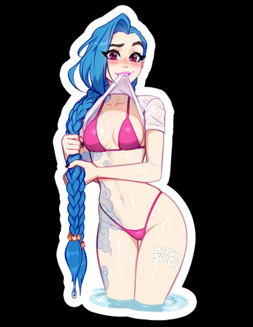 Jinx Shirt Lift (blushyspicy) by Different_Essay7496
