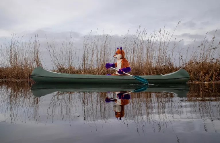 Just exploring the area in a canoe by beatnory