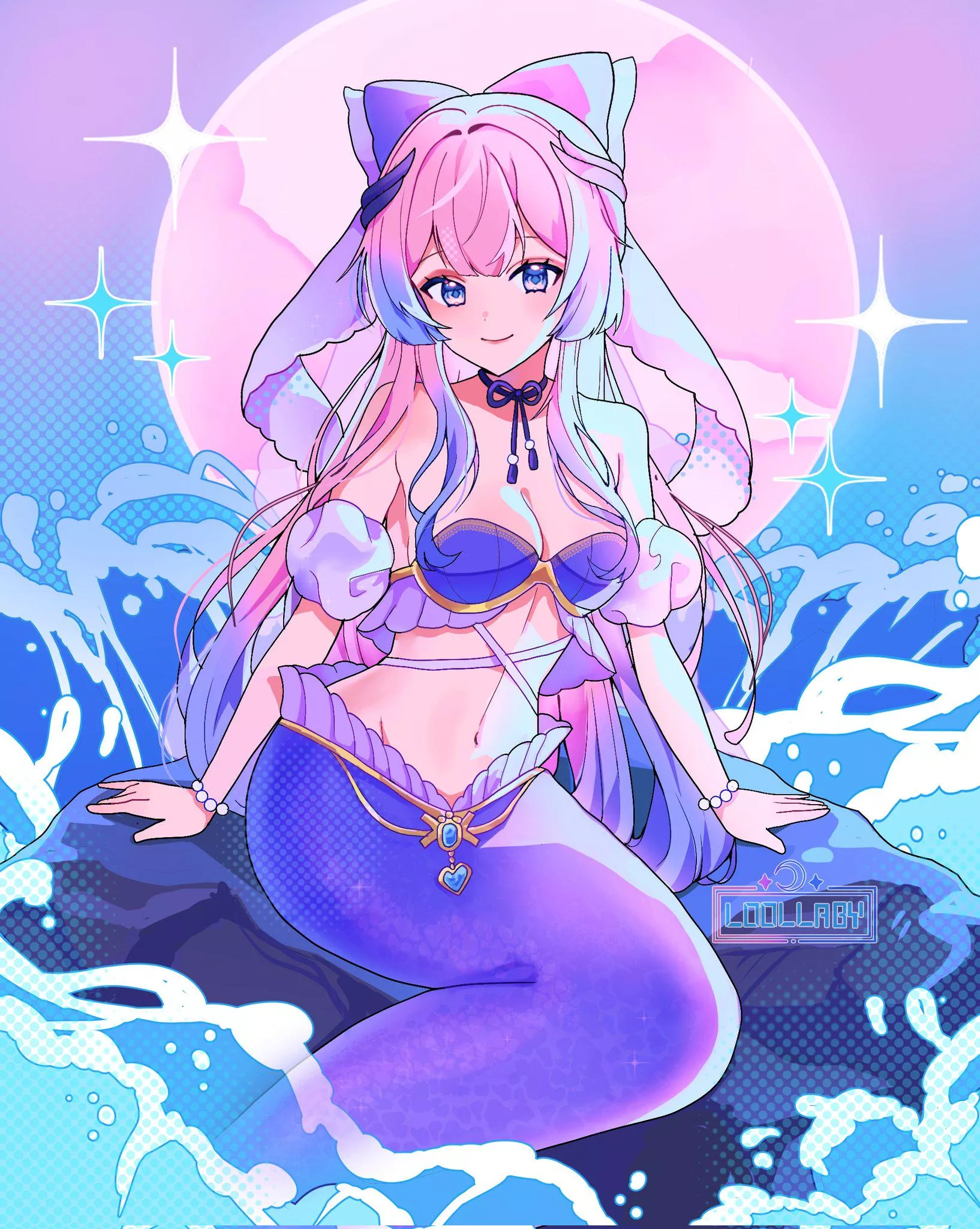 Kokomi Sangonomiya as a mermaid posted by LafterMastr