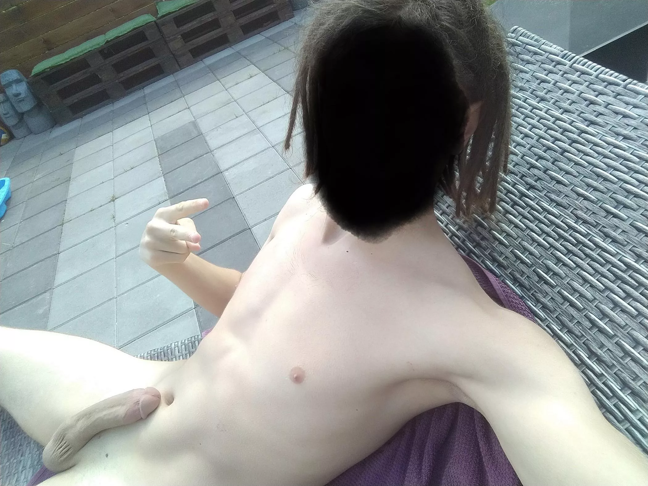 Love sunbathing naked posted by matt_theflwr