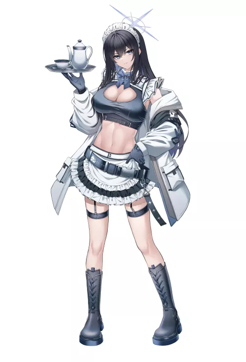 Maid Saori [Blue Archive] by CheetahSperm18