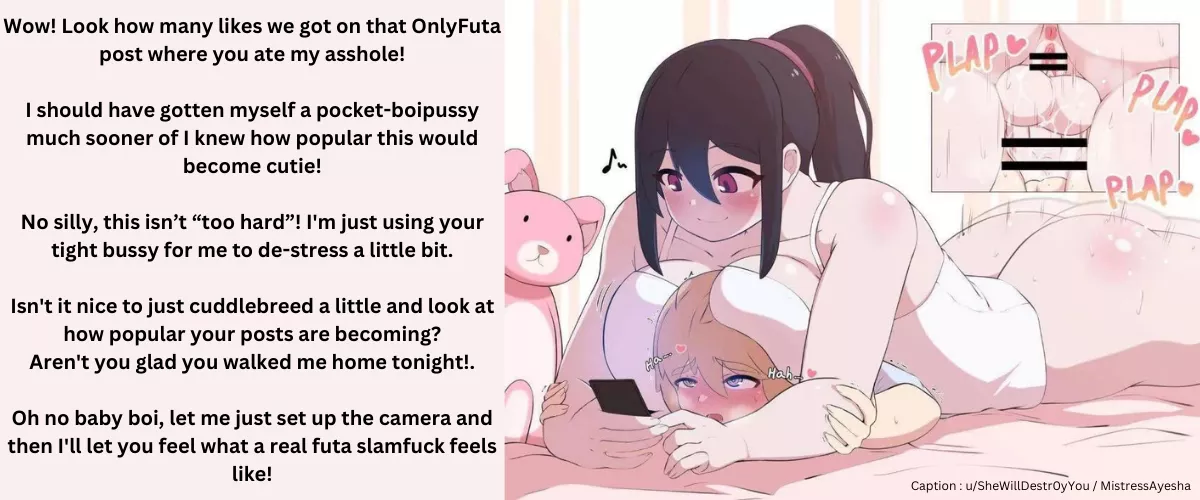 Our OnlyFuta Post! (Art: Zincs) [Futadon] [Futa on male] [Princess Girth] [Anal] [Rough Sex] [Ass eating] [Rimmance] [Wholesome] [Futaromantic] by SheWillDestr0yYou