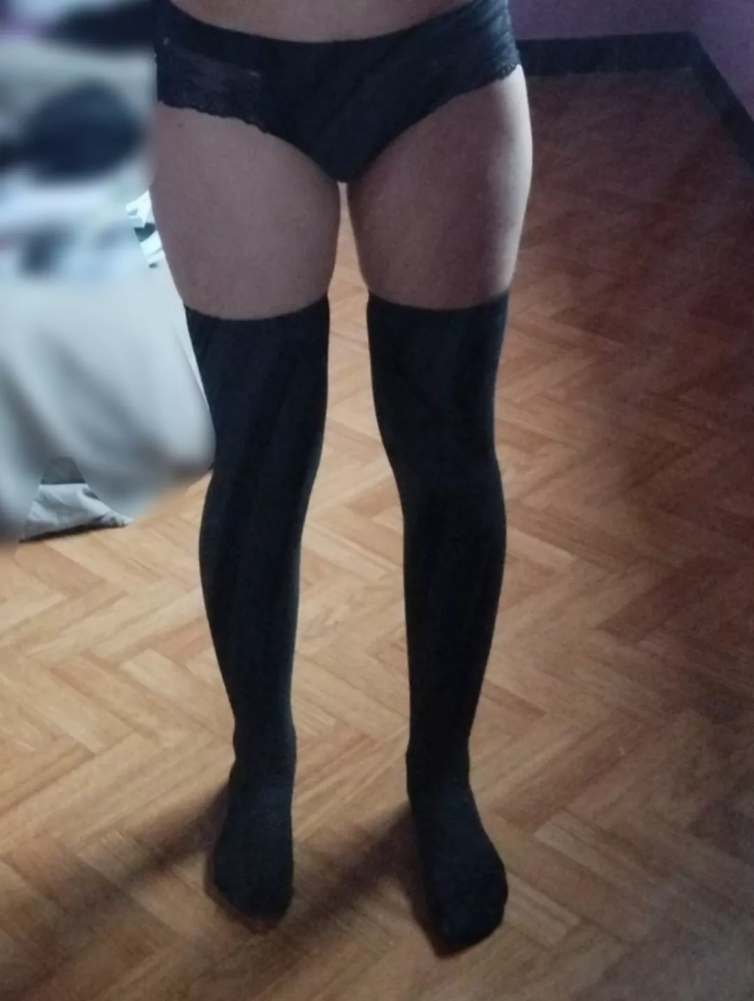 Over the knee socks are my favorites ❤️ posted by Mistress_Holy