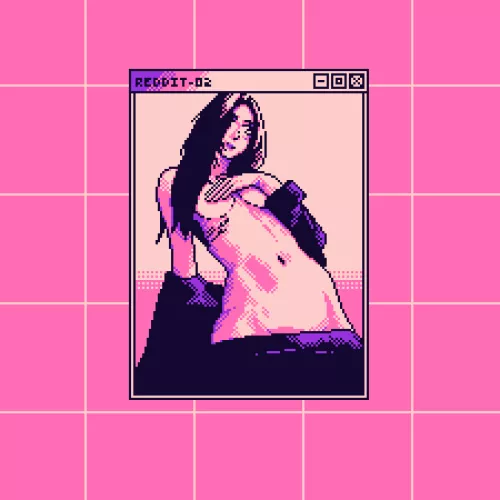Pixelart version of a girl from reddit by Redlotoo