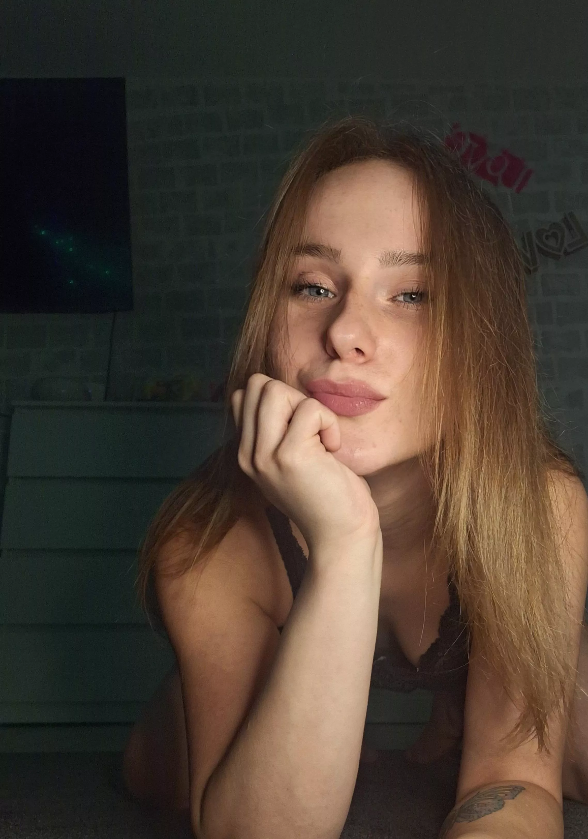 Quick downblowuse selfie before getting to sleep posted by AngrilyMute