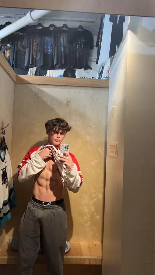 Sneak in the changing room with me ;) by No-Witness3014