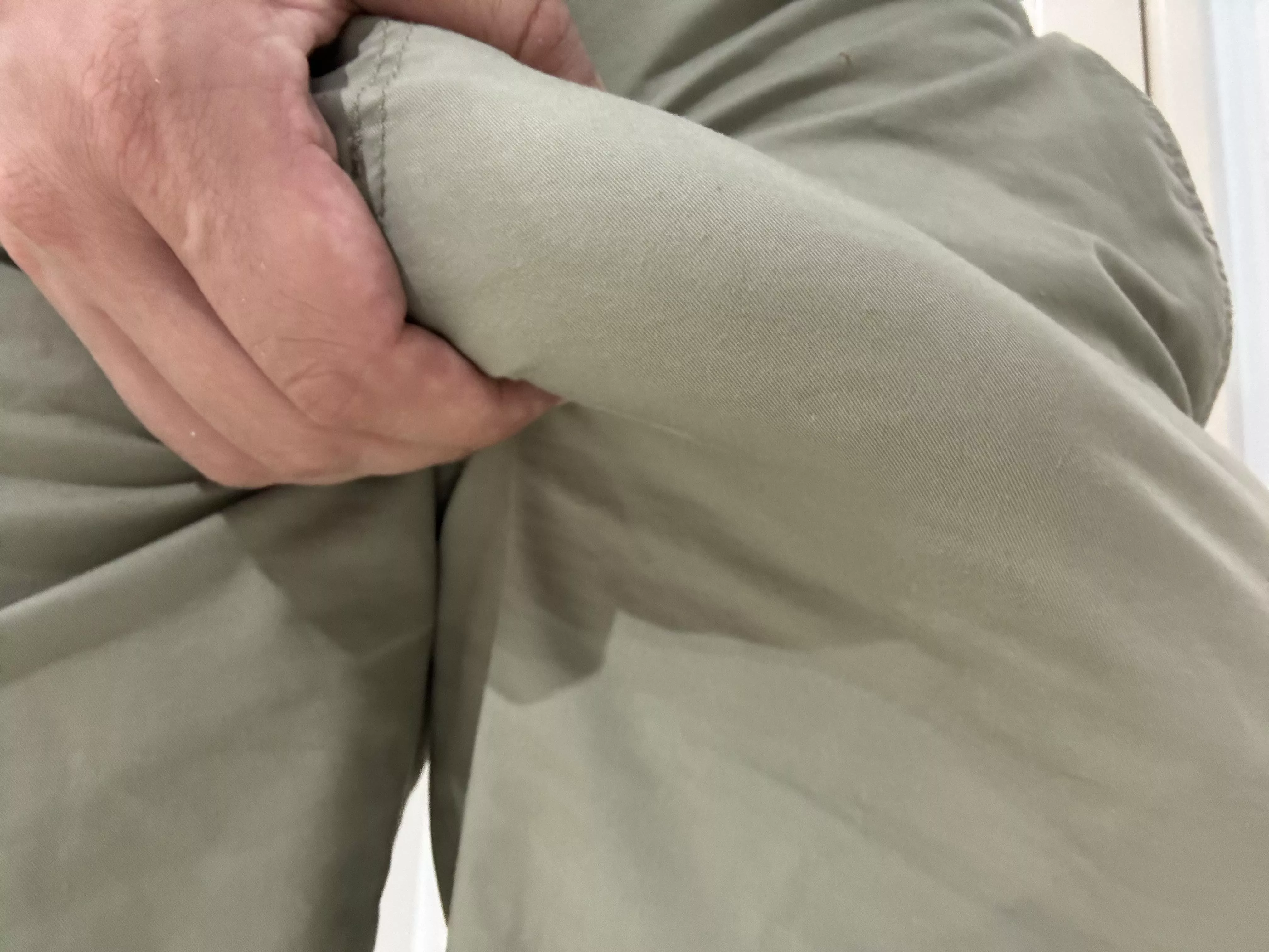 Struggling to hide my hard cock posted by TheSecretSquirrel0