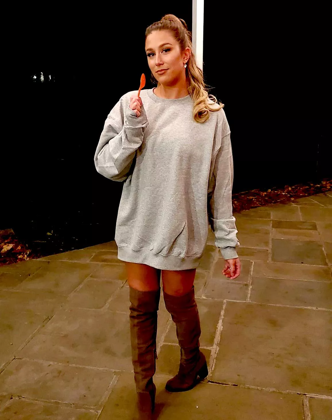 Sweatshirt and boots on the patio posted by bwc_bull2121