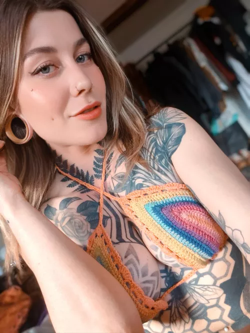 Tattoos and crochet are a perfect match  by Solunasun