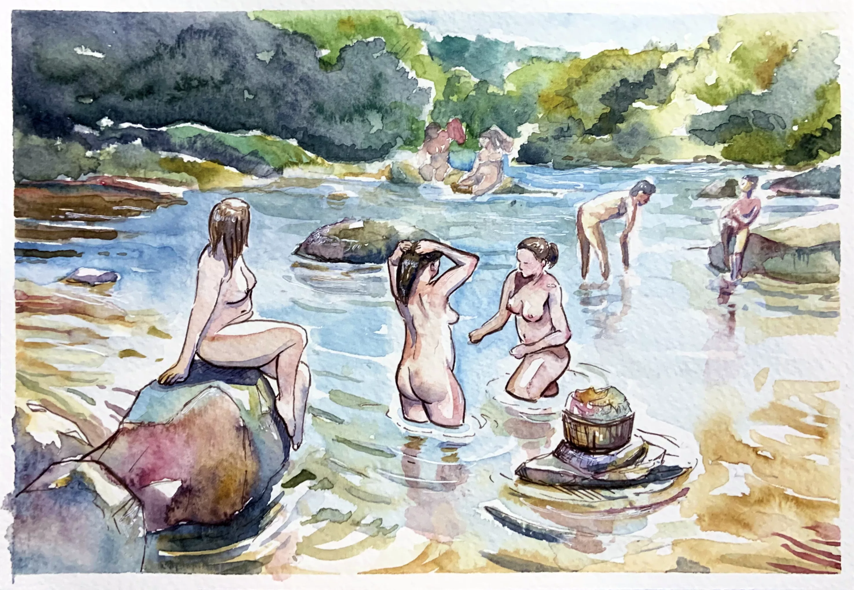 Bathing in Nature 4 posted by boxyban