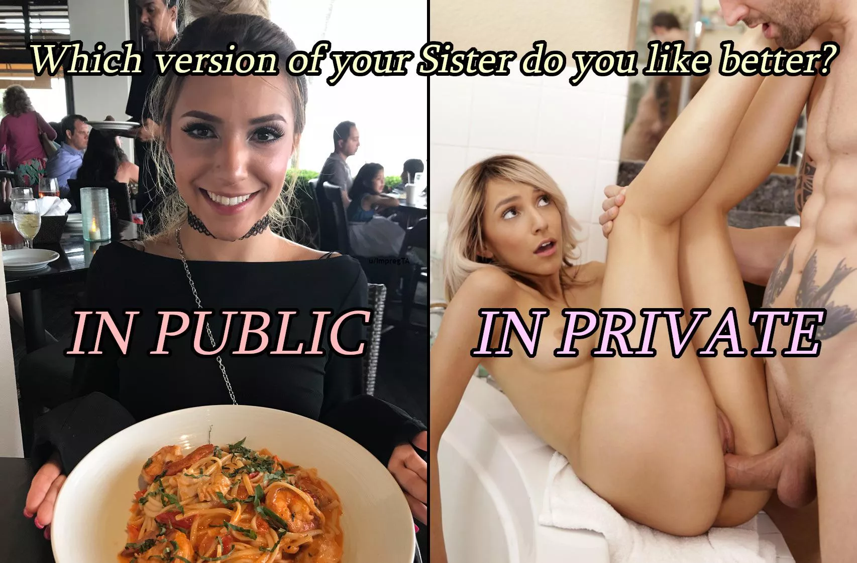 [B/S] Which version do you like better? posted by impregTA