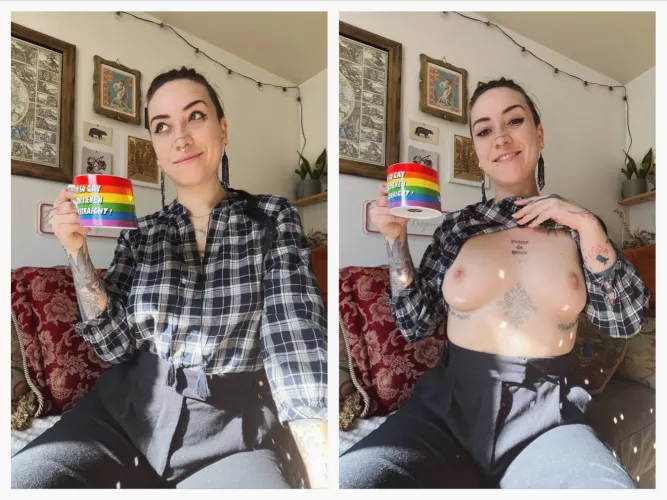 cutie/slutty coffee  by UrsinaeVespera