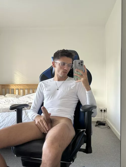 How i sit on zoom calls  by josh07103