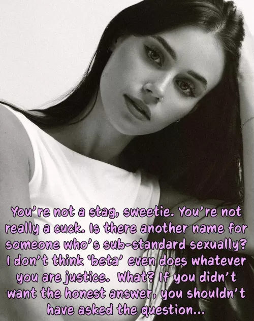 Hurtful, or delightfully humiliating? by biffa_b_