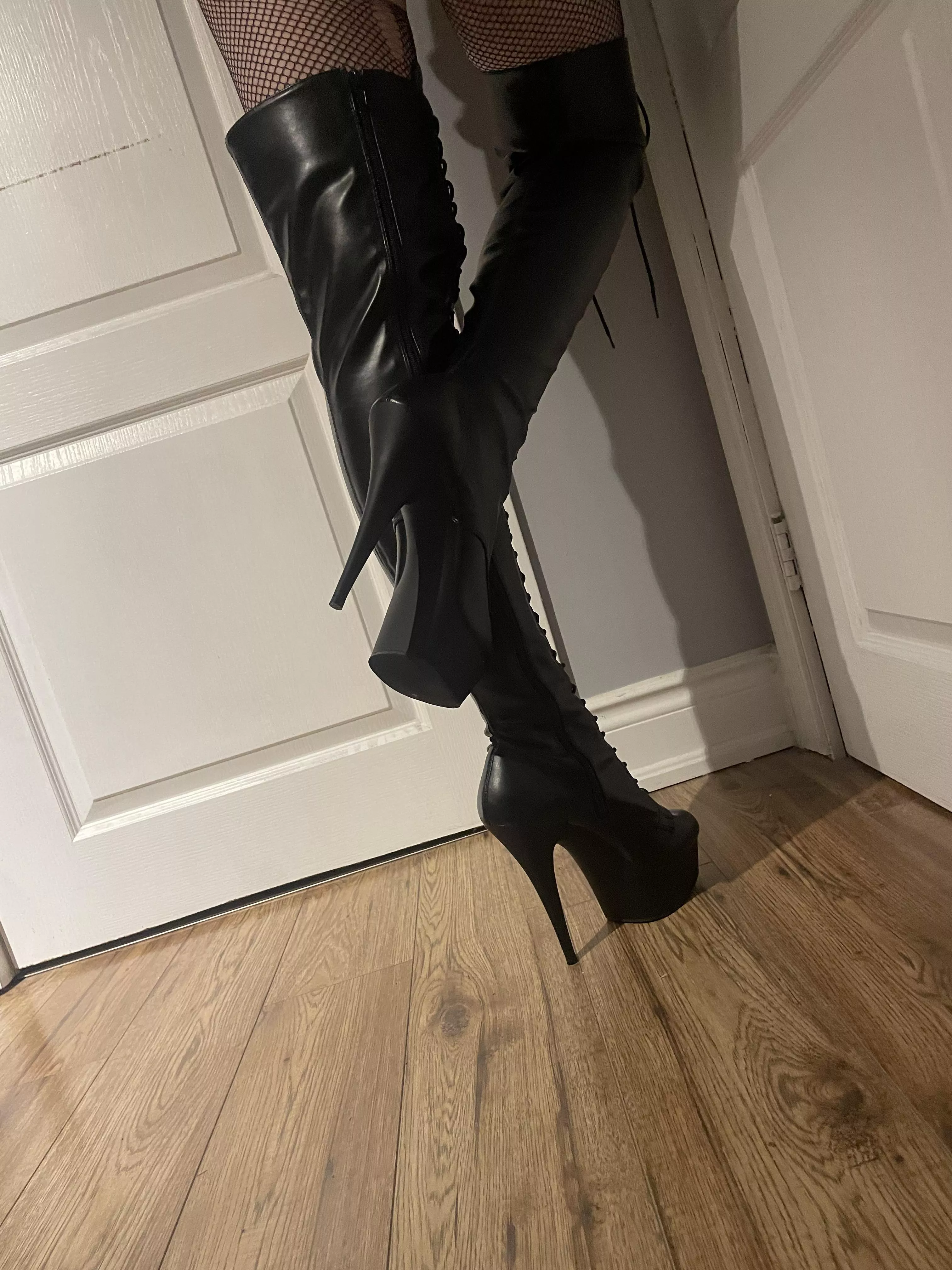 I hear this is where the boots hang out? posted by FootFantasy6969