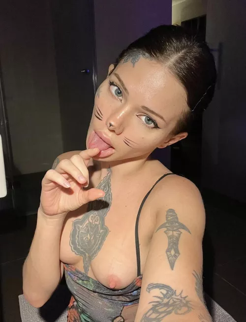 I'm definitely a cat, I love licking and sausage by Coilingfog782