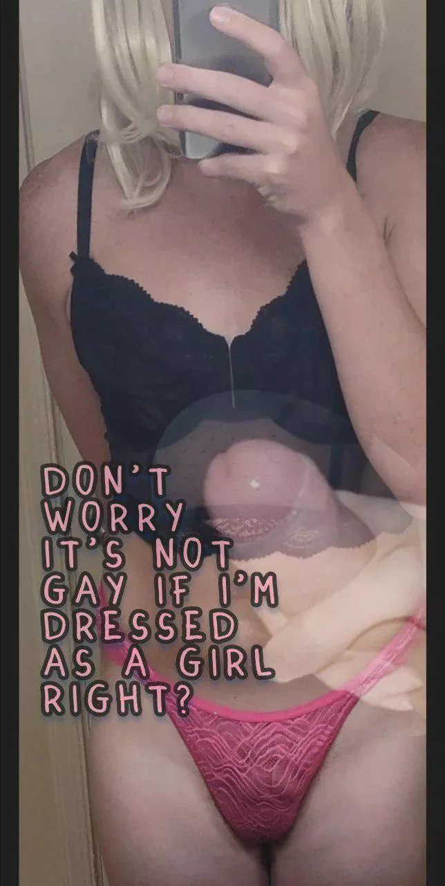 It's not gay, right? Right? 🩷 posted by allygagasparkles