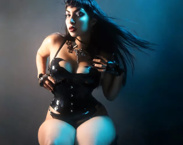 Latex corset by Scarlet_Vexus