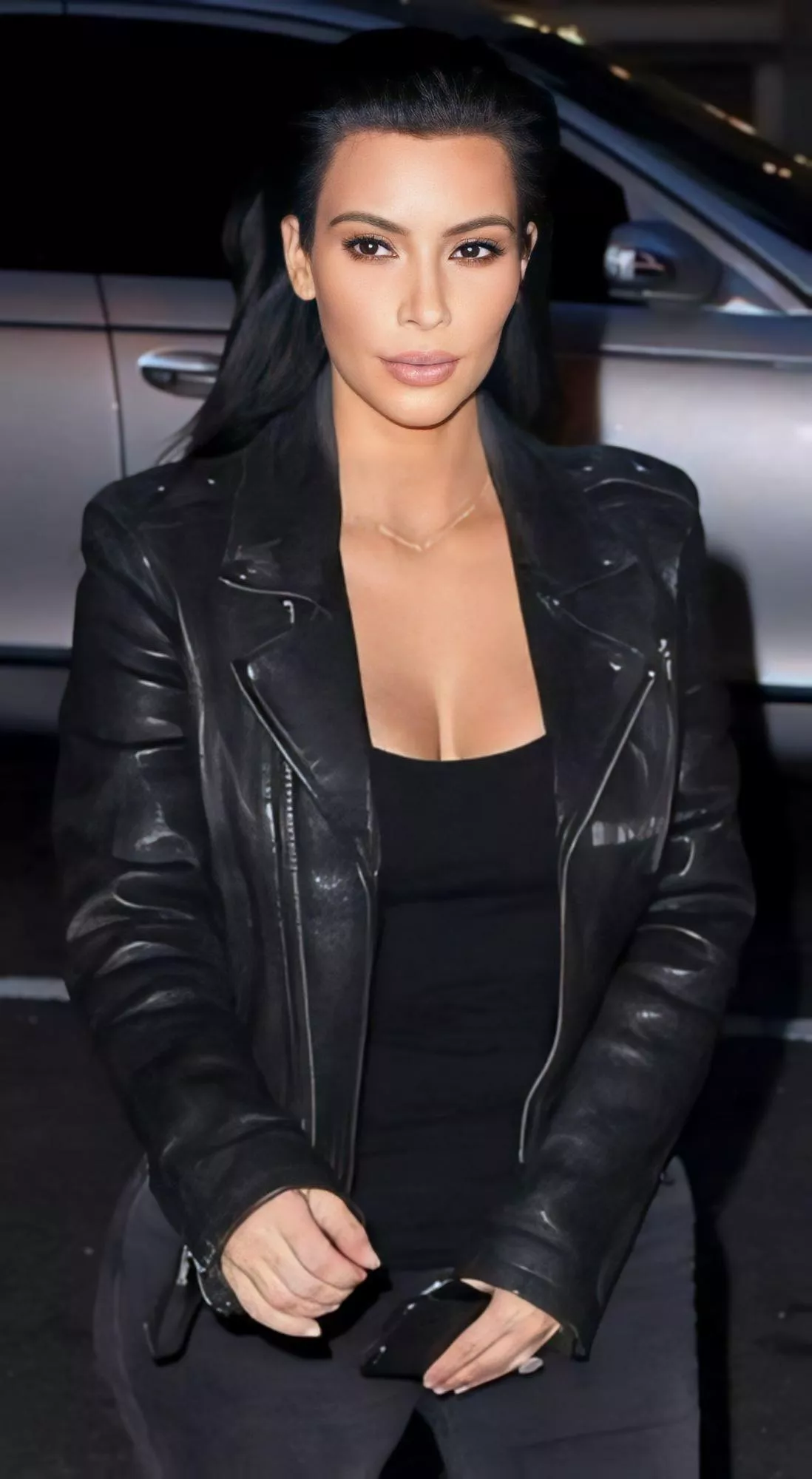 Leather jacket posted by TotalAd7258