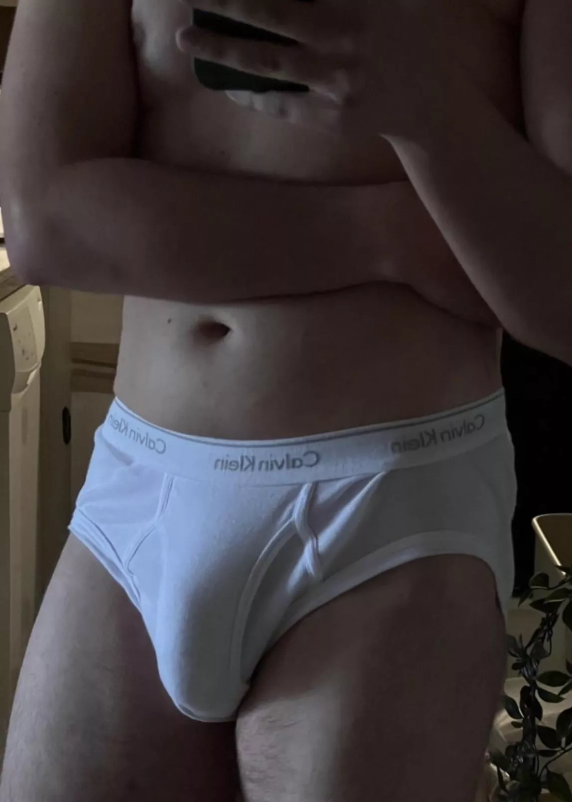 Making breakfast. Hopefully my roommates don’t mind my attire posted by lscot33